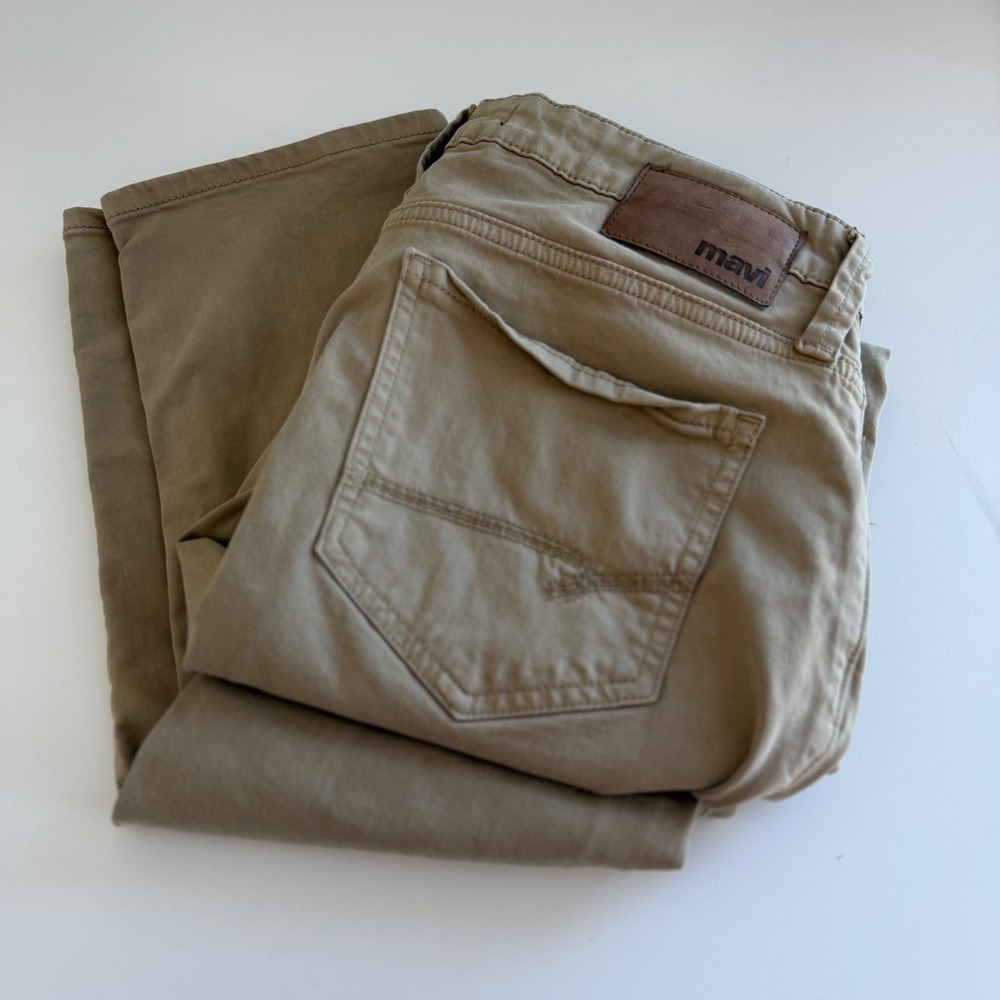 Mavi Jeans Marcus Slim Straight Leg Khaki Pants Men's‎ 30/32